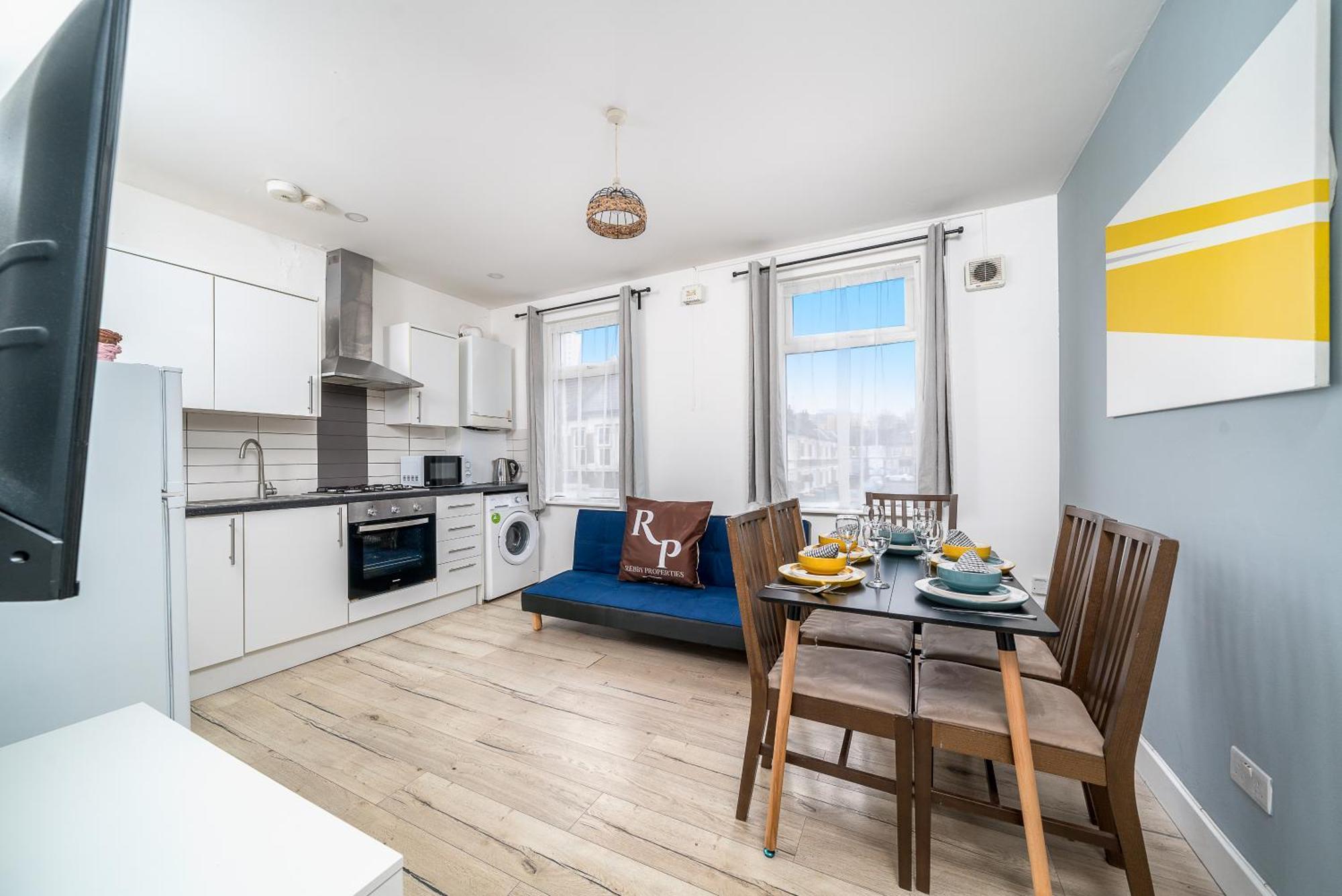 Modern 2 Bed East London Home By Rebby Properties Sleeps 5 Near Canning Town Station Εξωτερικό φωτογραφία